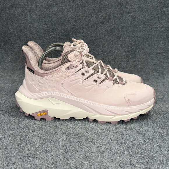 Hoka One One Shoes - Hoka Kaha 2 GTX Hiking Shoe Womens 8.5 Cosmic Pearl Athletic Gore-Tex Waterproof